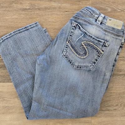 Silver Denim Jeans
