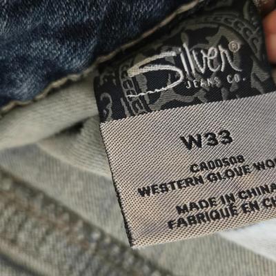 Silver Denim Jeans