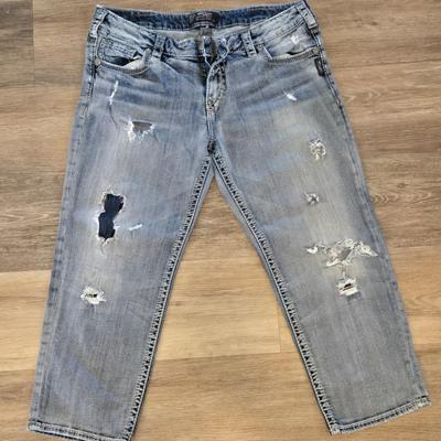 Silver Denim Jeans