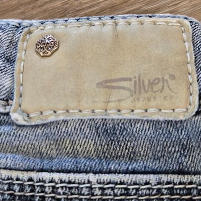 Silver Denim Jeans