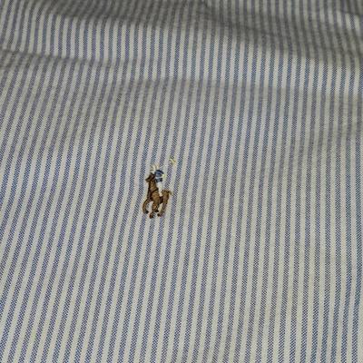 Men's Ralph Lauren Polo Blue & White Button Down Shirt