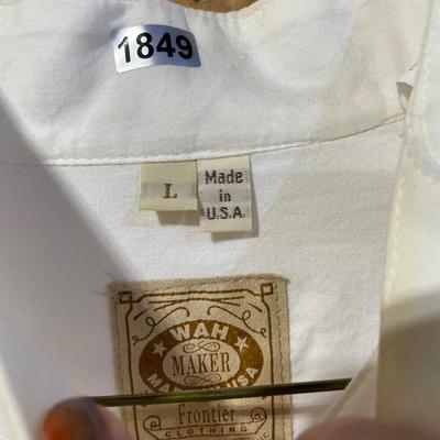 Wah maker size l dress shirt