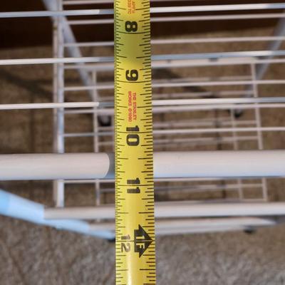 White Metal Tall Shelf