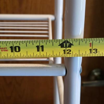 White Metal Tall Shelf