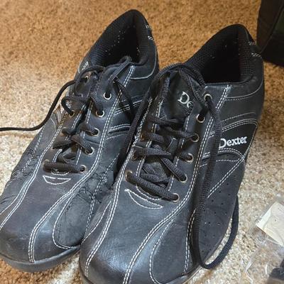 Bowling Ball, Dexter Shoes, Wrist Brace and Bag