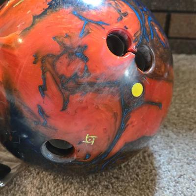 Bowling Ball, Dexter Shoes, Wrist Brace and Bag