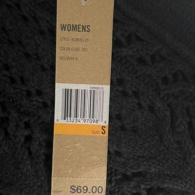 Brand New with Tags - DKNY Jeans Black Knit Hooded Cardigan (Size S)