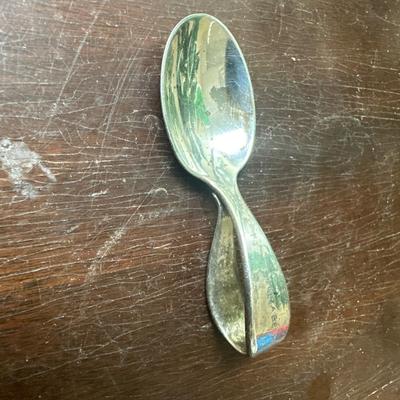 Sterling Baby spoon engraved Elizabeth