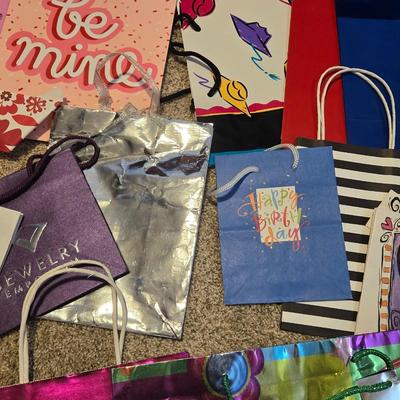 Large Lot of Gift Bags, Wrapping Paper, Tissue Paper & More