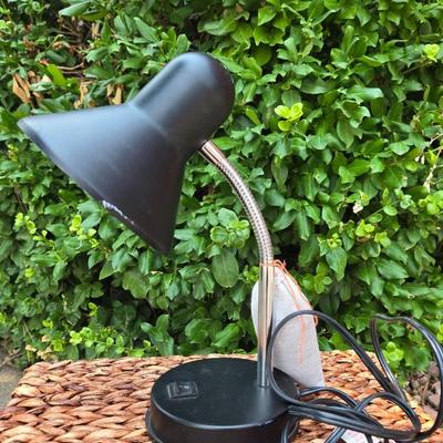 Black & White Metal Desk Lamp