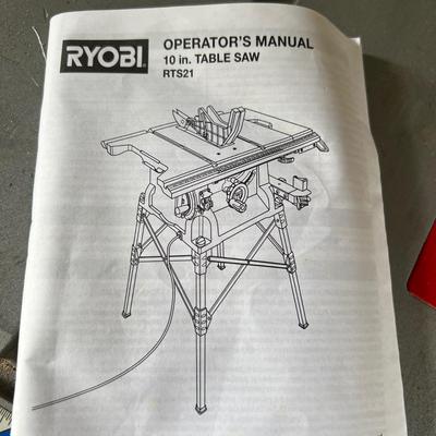 Ryobi 10" Table Saw RTS21 w Accessories