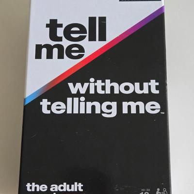 Tell Me Without Telling Me Adult Game