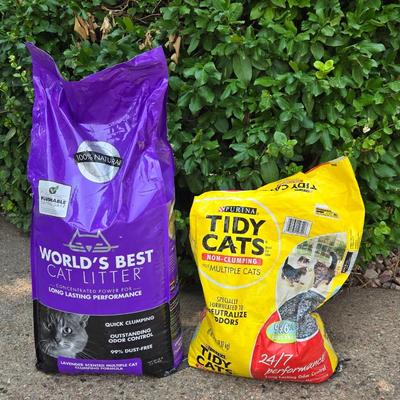 Kitty Litter- One Full Bag and One Partial