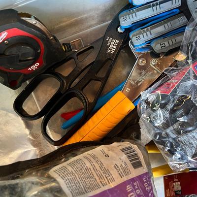 Huge Mixed Hardware Lot + New Work Gloves Lot