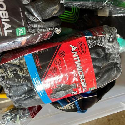 Huge Mixed Hardware Lot + New Work Gloves Lot