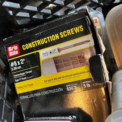 Huge Mixed Hardware Lot + New Work Gloves Lot