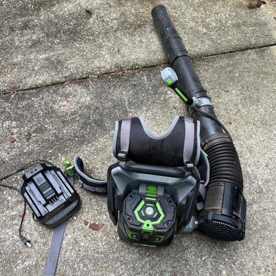 Ego Backpack Blower + 56 Volt Battery and Charger