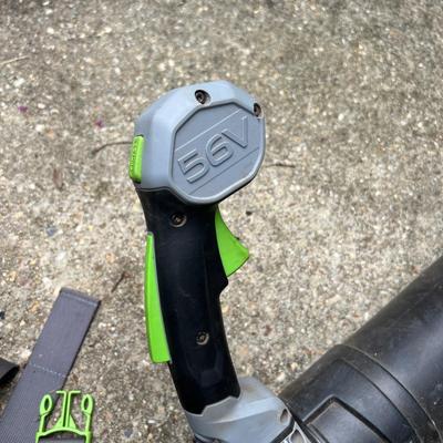 Ego Backpack Blower + 56 Volt Battery and Charger