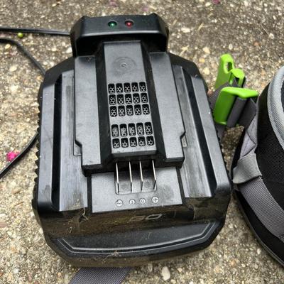 Ego Backpack Blower + 56 Volt Battery and Charger