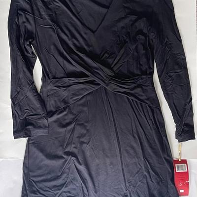 Brand New Tapemeasure Black Wrap Dress (Size S)