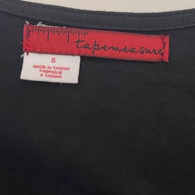 Brand New Tapemeasure Black Wrap Dress (Size S)