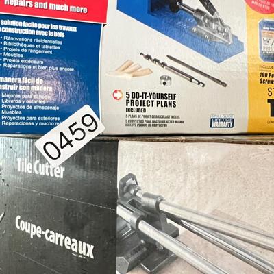 Lot 2 Tools - New Kreg Jig K4 & M-D Tile Cutter