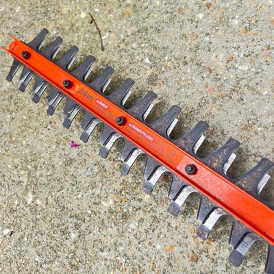 Black & Decker Cordless Chain Saw, Hedge Trimmer, Battery, Charger