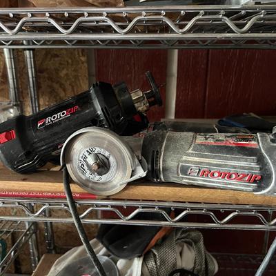 2 RotoZip Corded Tools