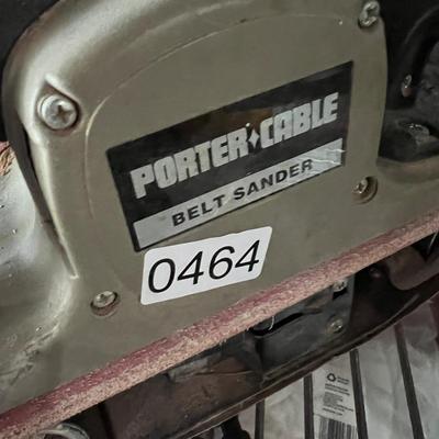 Porter + Cable Belt Sander w Sawdust Bag