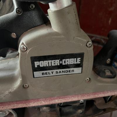 Porter + Cable Belt Sander w Sawdust Bag