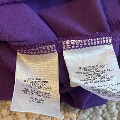 Brand New w/Tags - Jones New York Purple Long-Sleeved Tee (Size PS)