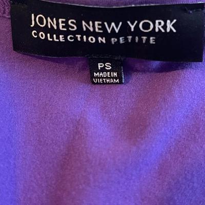 Brand New w/Tags - Jones New York Purple Long-Sleeved Tee (Size PS)