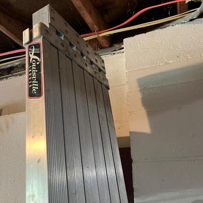 Louisville Aluminum Expanding Plank Ladder, 250-Lb 8-Ft. To 13-Ft