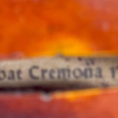 Vintage Copy of Antonius Stradivarius Facibat Cremona 1713 Violin Made in West Germany With Case And Accessories