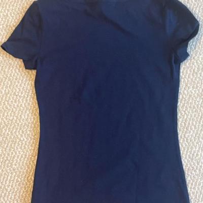 Brand New w/Tags - 2 American Living Cotton Tees (Size XS) - Black & Blue