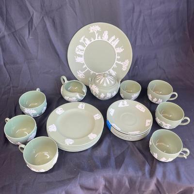 Wedgwood Green Jasperware