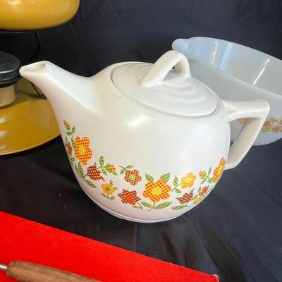 70s decor cookware lot