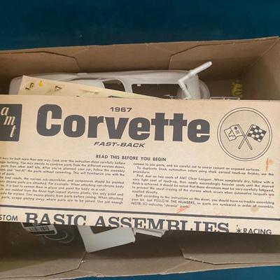 Vintage Model Car Kit #1, 427 Vette