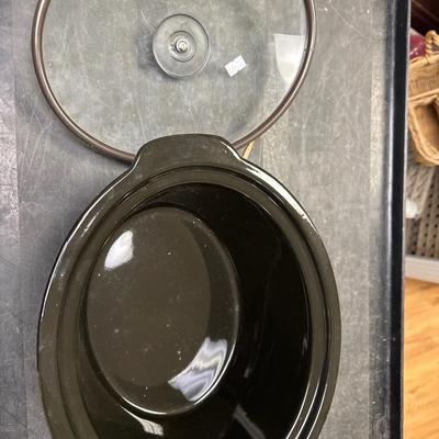Slow cooker stoneware pot