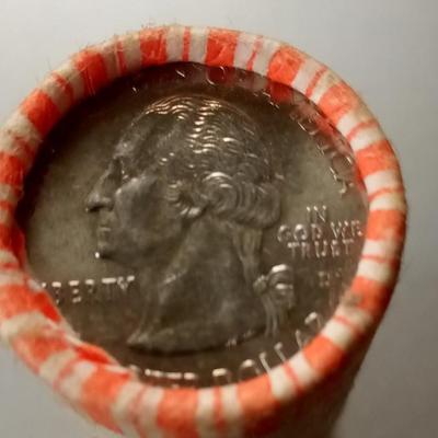 LOT 112 ROLL OF 2001-D NEW YORK STATE QUARTERS