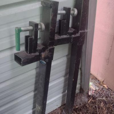 Set of Titan Steel Loader Pallet Forks 48"