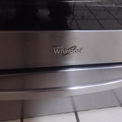 Whirlpool Stainless Finish Glass Top Stove/Oven