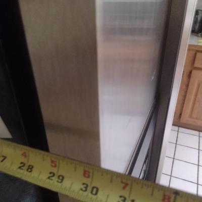 Kitchen Aid Superba Double Door Refrigerator/Freezer Stainless Finish