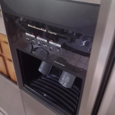 Kitchen Aid Superba Double Door Refrigerator/Freezer Stainless Finish