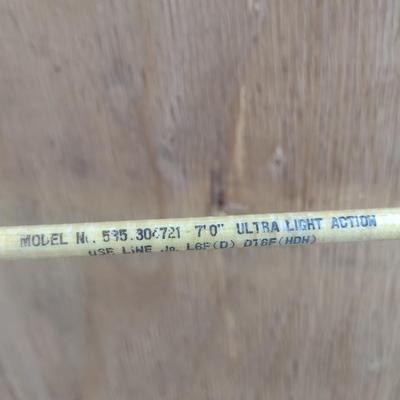 Vintage Ted Williams 2-Piece 7' Fishing Rod