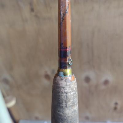 Vintage Split Bamboo 8' Fishing Pole