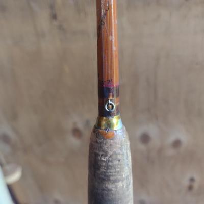 Vintage Split Bamboo 8' Fishing Pole