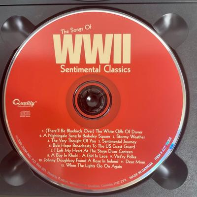 Songs of WWII Music CD Set