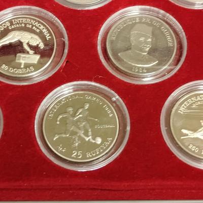 INTERNATIONAL SPORTS COIN COLLECTION SET OF 14 .999 SILVER ONLY 20 MADE