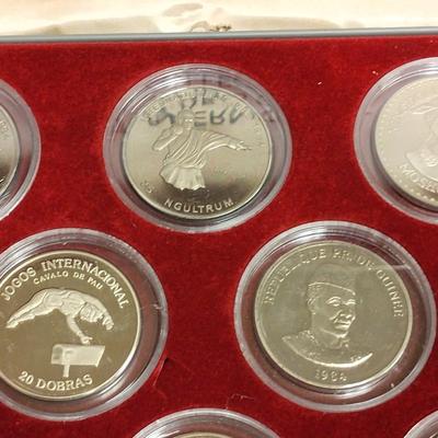 INTERNATIONAL SPORTS COIN COLLECTION SET OF 14 .999 SILVER ONLY 20 MADE